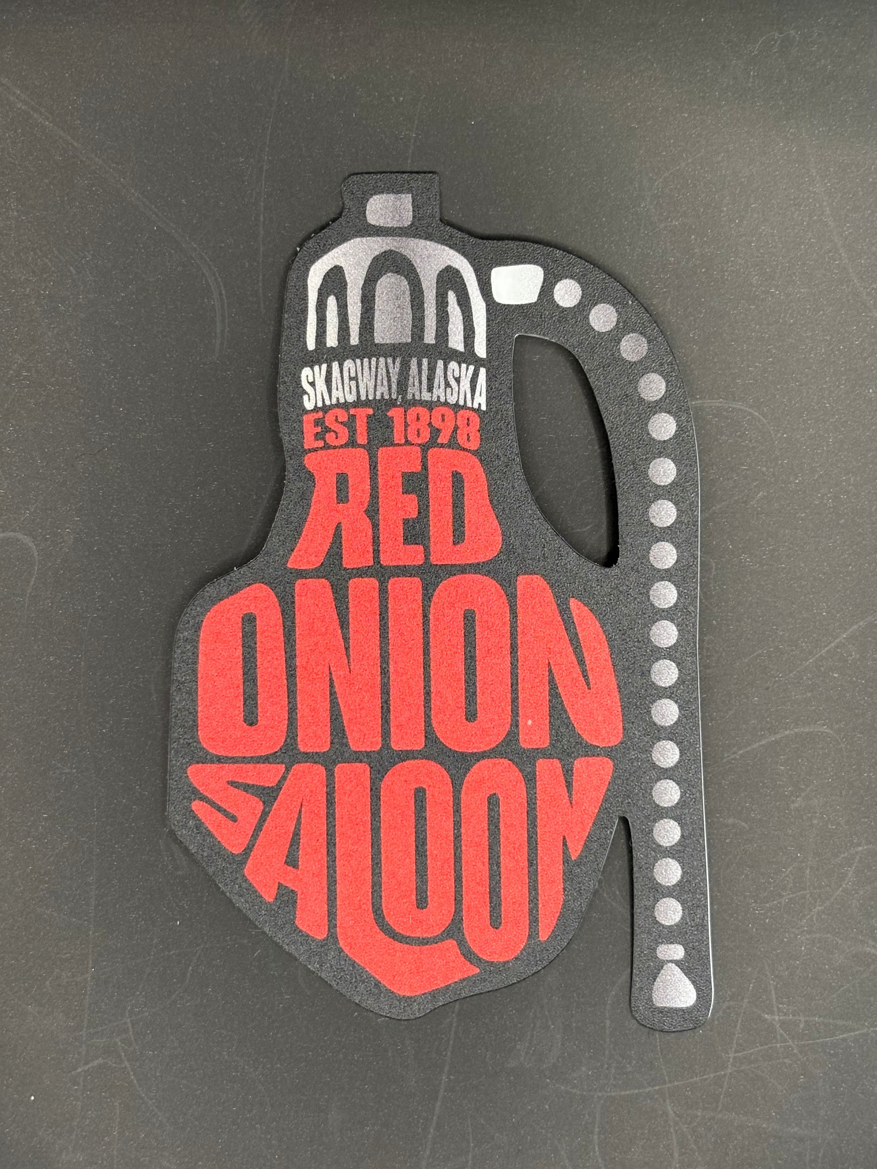 Red Onion Lightbulb Sticker