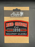 Red Onion Iron-On Patch