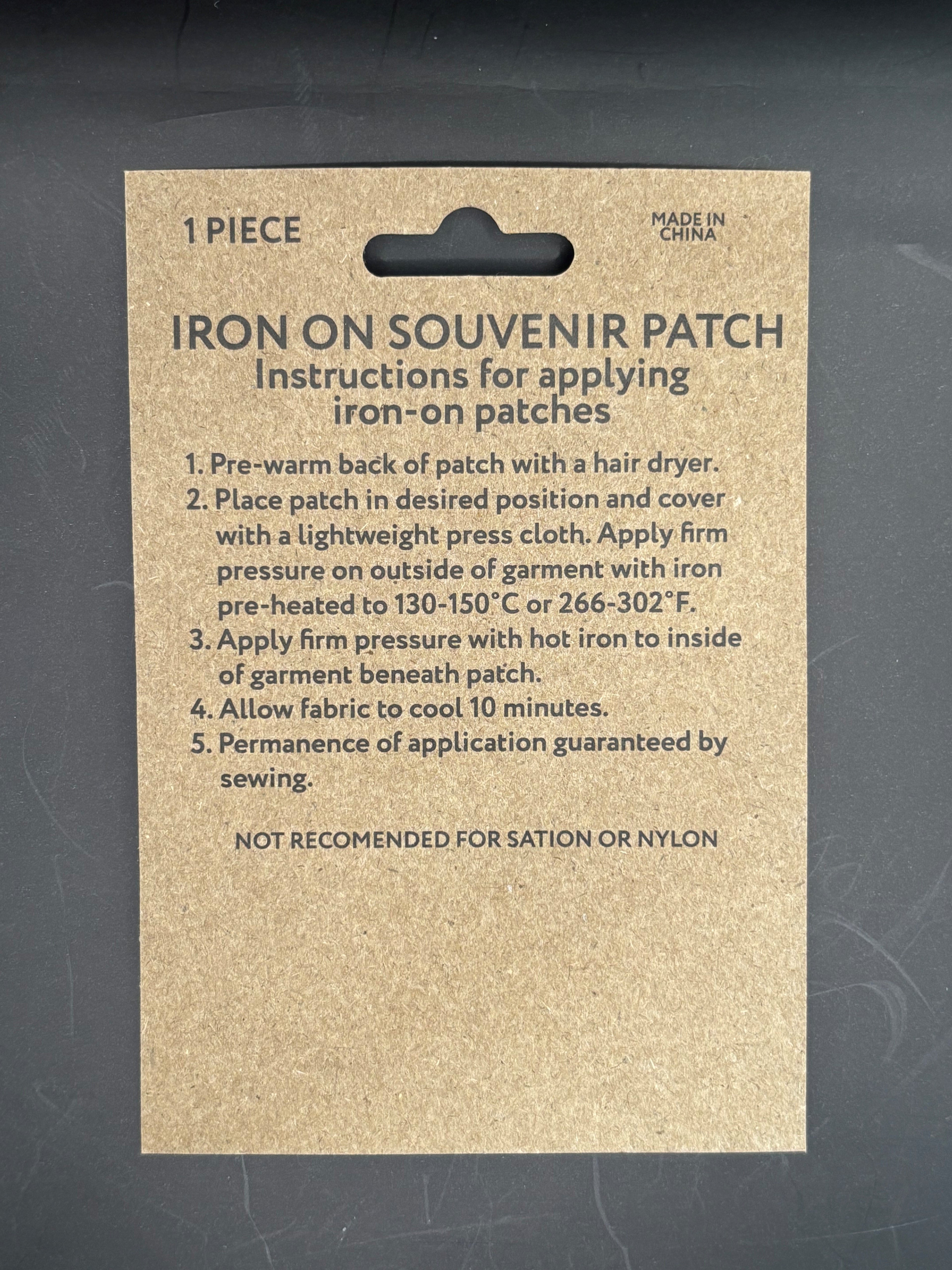 Red Onion Iron-On Patch